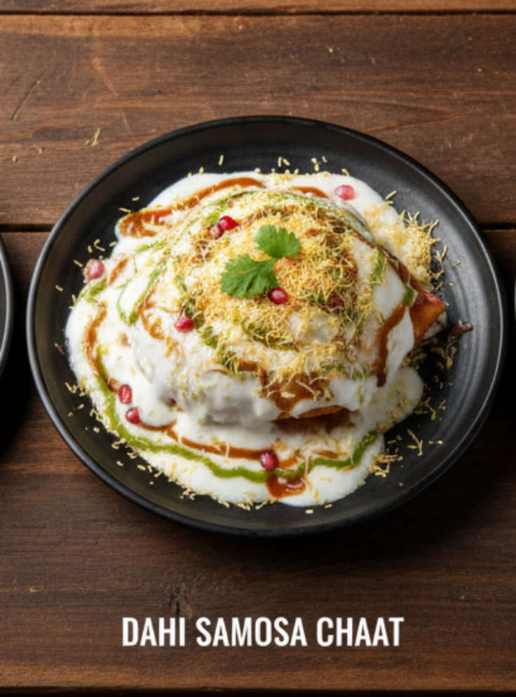 Dahi Samosa Chaat
